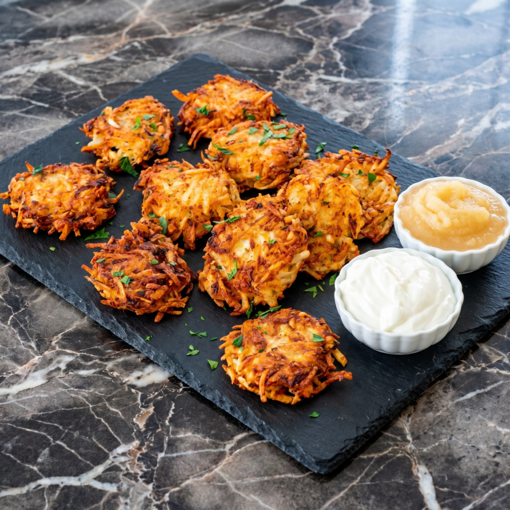 Latkes (Crispy Outside, Tender Inside, Gone in 5 Minutes)