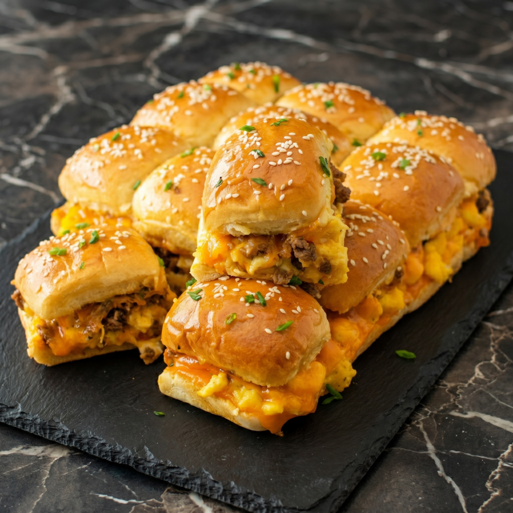 Breakfast Sliders: Little Sandwiches, Big Energy